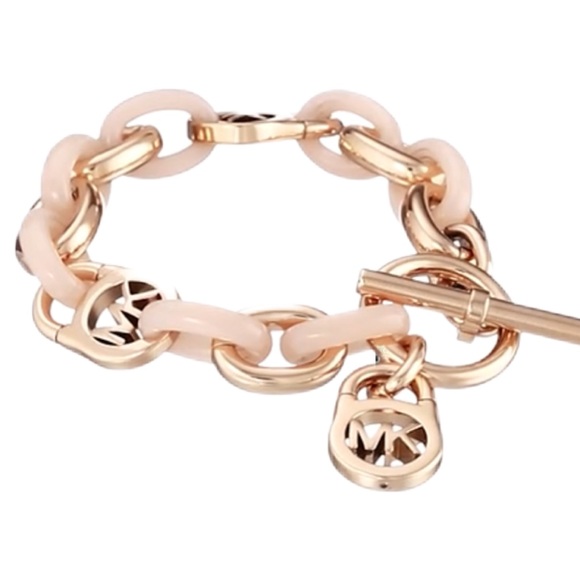 NWT Michael Kors Fulton Toggle Link Bracelet - Picture 4 of 7